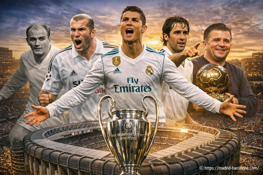 Joueurs ayant marqué l'histoire du Real Madrid