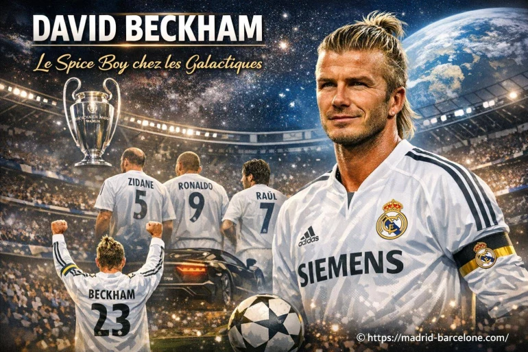 David Beckham, le spice boy devenu galactique au Real Madrid