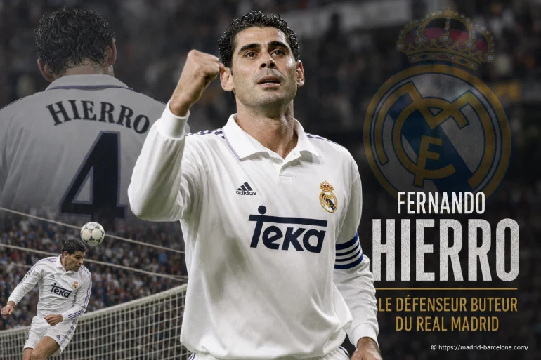 Fernando Hierro, le défenseur buteur emblématique du Real Madrid