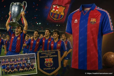 Maillot FC Barcelona 1991-92 : le premier sacre en Coupe d’Europe
