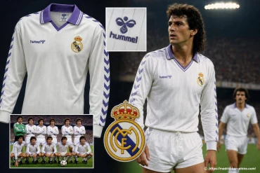 Maillot Real Madrid 1986-87 : l’époque iconique de Hummel