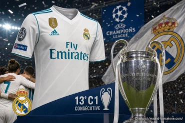 Maillot Real Madrid 2017-18 : la conquête de la 13e C1