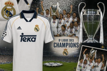 Maillot Real Madrid 1999-00 : le maillot des champions d’Europe