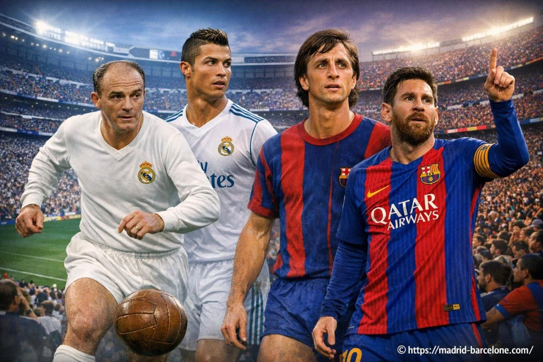 Joueurs ayant marqué l'histoire du Real Madrid et/ou du FC Barcelona