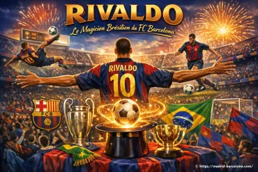 Rivaldo : le magicien brésilien du FC Barcelone qui a marqué l'histoire