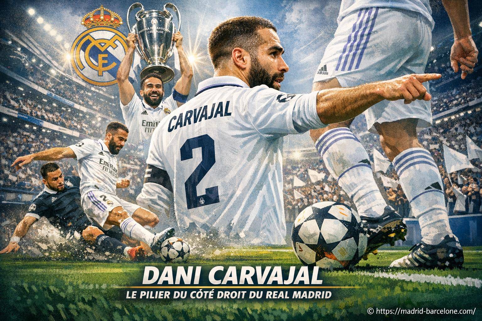 Dani Carvajal, le pilier incontournable du côté droit du Real Madrid