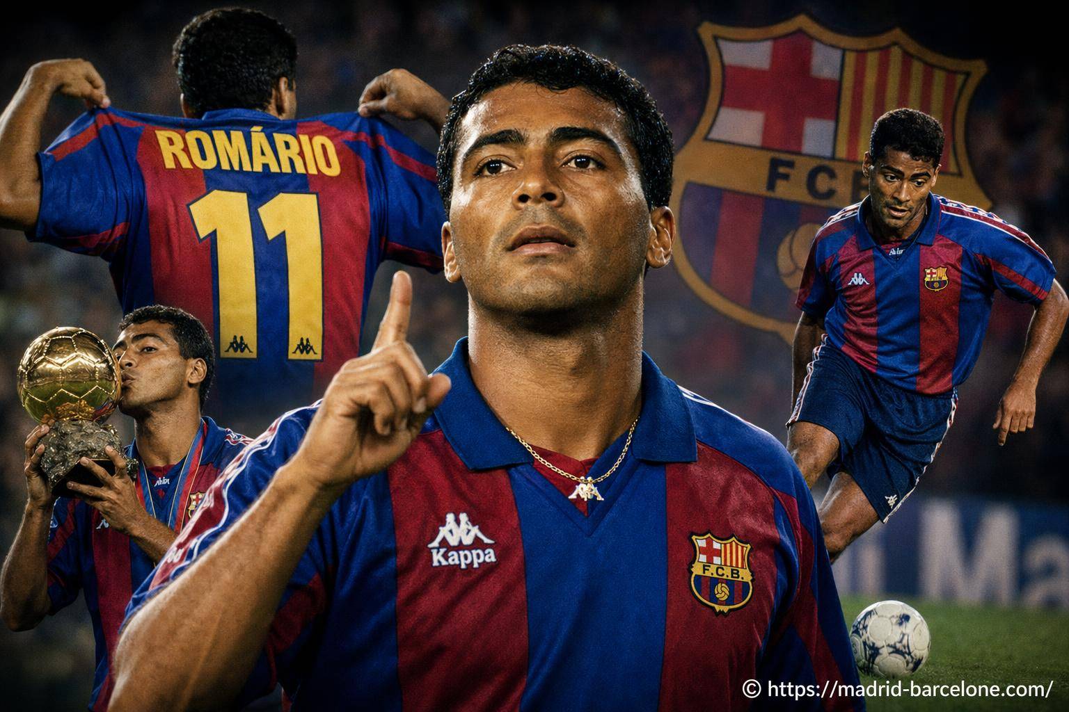 Romário, le génie brésilien qui a marqué le FC Barcelone
