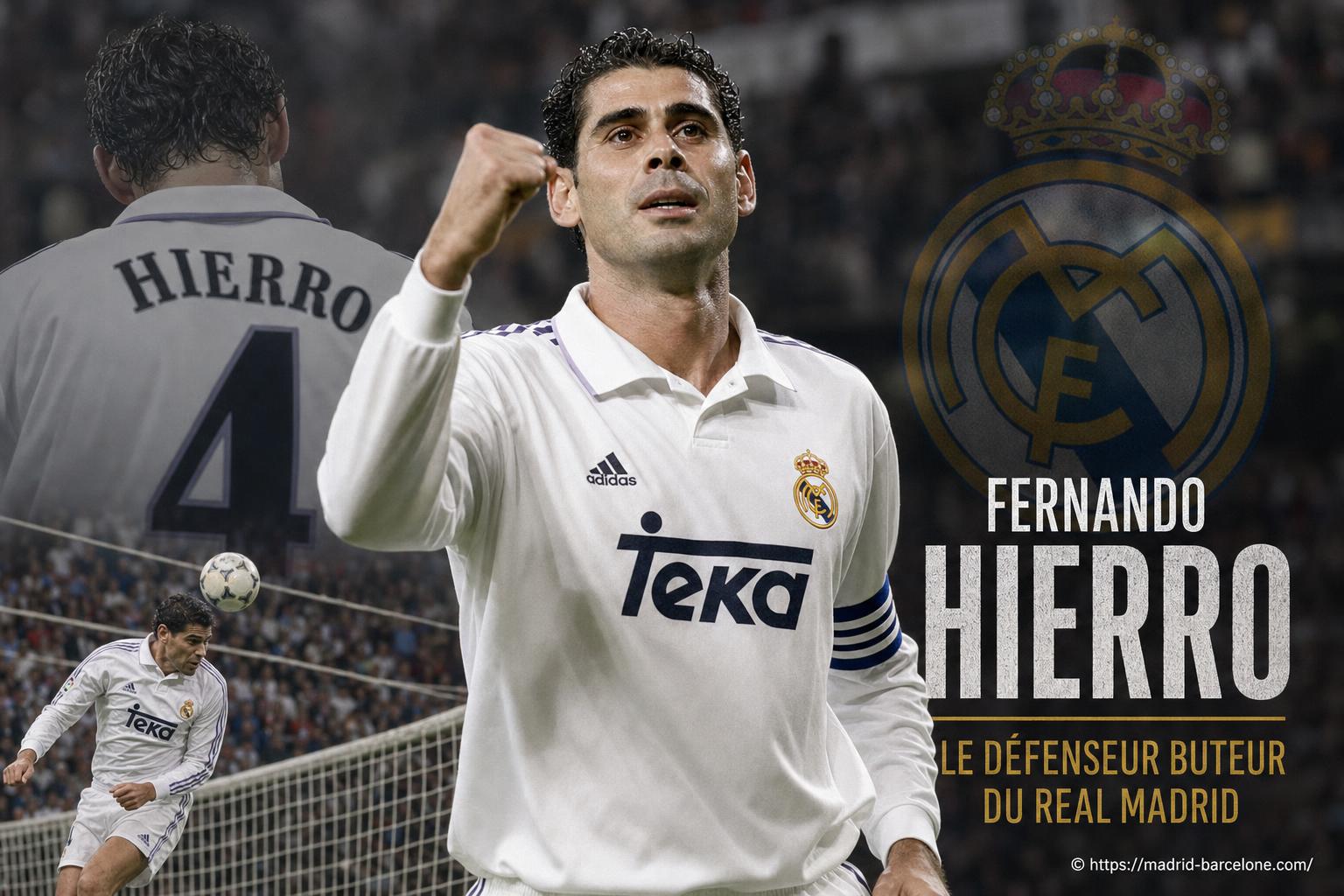 Fernando Hierro, le défenseur buteur emblématique du Real Madrid