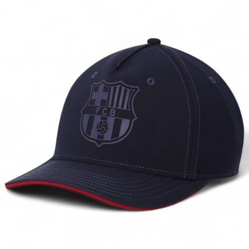 Casquette FC Barcelone Neuter Navy Barça avec Licence - Tail