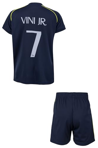 Real Madrid Ensemble Football Maillot Short Real Vinicius Ju