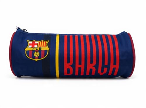 FC Barcelona Trousse ronde 22 x 12 cm - Trousse officielle a