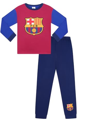 Pyjama long pour garçon FC Barcelone, Rouge, 11-12 ans
