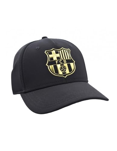 Casquette Escudo FC Barcelone - Noir/Or - Enfant