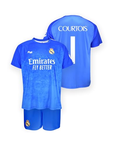 Real Madrid Ensemble de gardien de but pour enfant Courtois 