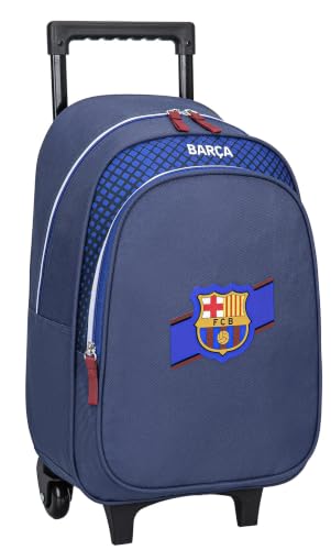 Sac à dos scolaire à roulettes Barça - Collection officielle