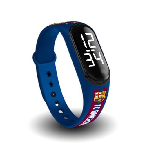 FIT & FUN Montre numérique avec Bracelet Officiel du FC Barc