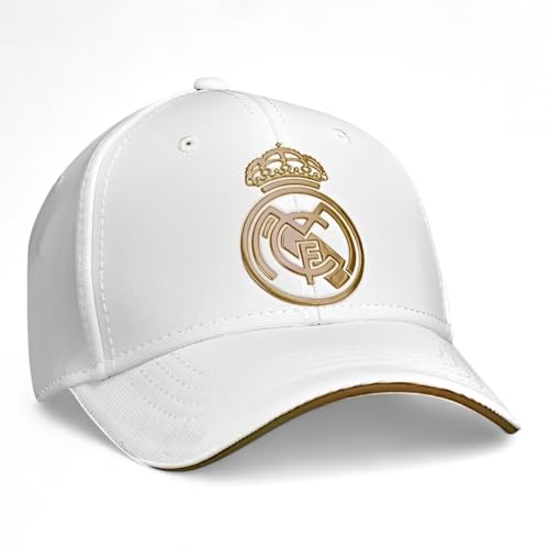 Real Madrid FC Rm3go19 Adultes Unisexe Blanc/Or Taille Uniqu