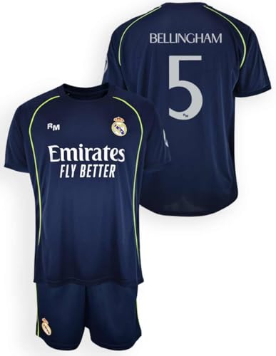 Real Madrid Ensemble pour Enfant 2e Tenue 25-26 Chemise Unis
