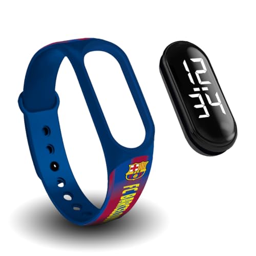 FIT & FUN Montre numérique avec Bracelet Officiel du FC Barc