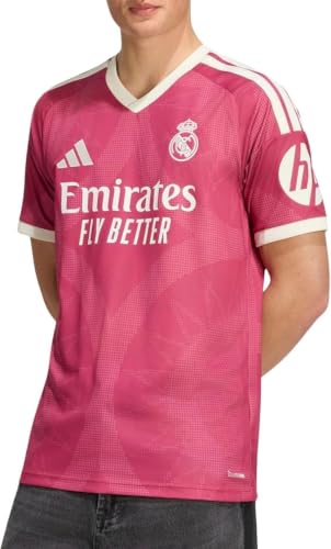 adidas Maillot de football 3ème Real Madrid 26/27 pour homme, rose, XL