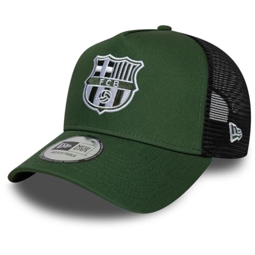 New Era Bonnet FC Barcelone pour homme, vert foncé, taille u