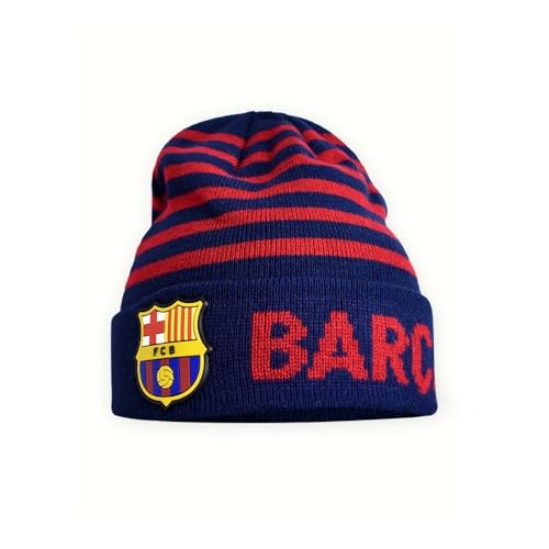 Bonnet F.C Barcelona pour adulte Blaugranas avec blason brod