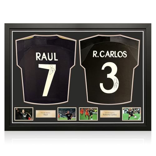 Exclusive Memorabilia Maillots Noirs du Real Madrid signés p