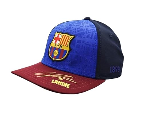 FC Barcelone Casquette Barça LAMINE YAMAL autographiée