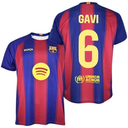 Maillot FC Barcelone 6 GAVI 1ère équipe 25/26 Réplique offic