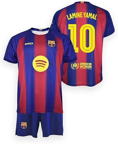 FCB FC Barcelone Kit Enfant LAMINE YAMAL 1ère Équipe 25/26 R